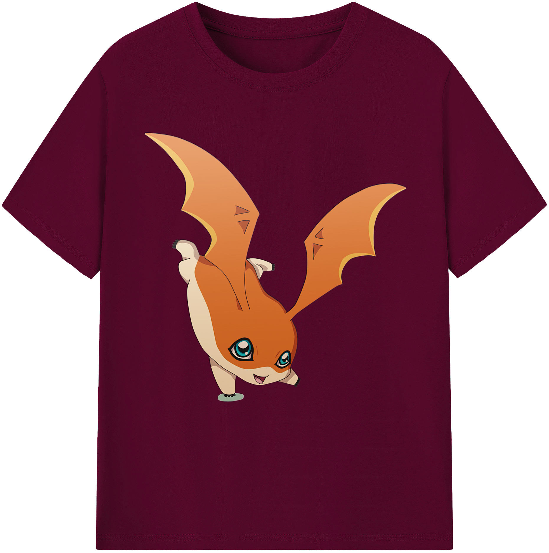 （画像用） Digimon デジタルモンスター/デジモン レディースカジュアルプリントTシャツ（綿100％）